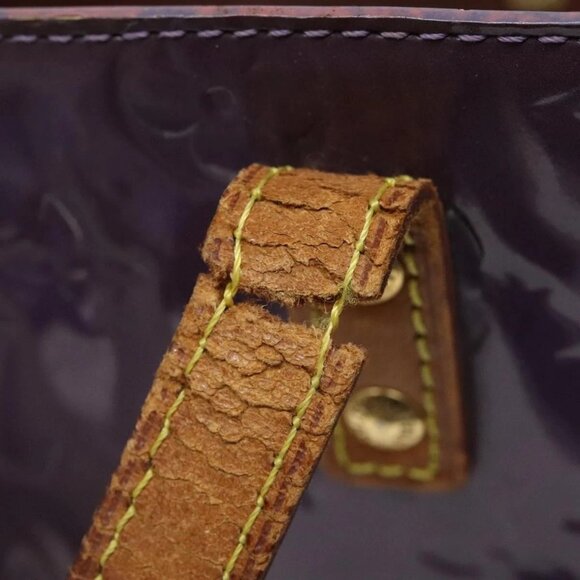 LOUIS VUITTON Monogram Vernis Reade MM Tote Bag Viole - Picture 9 of 16